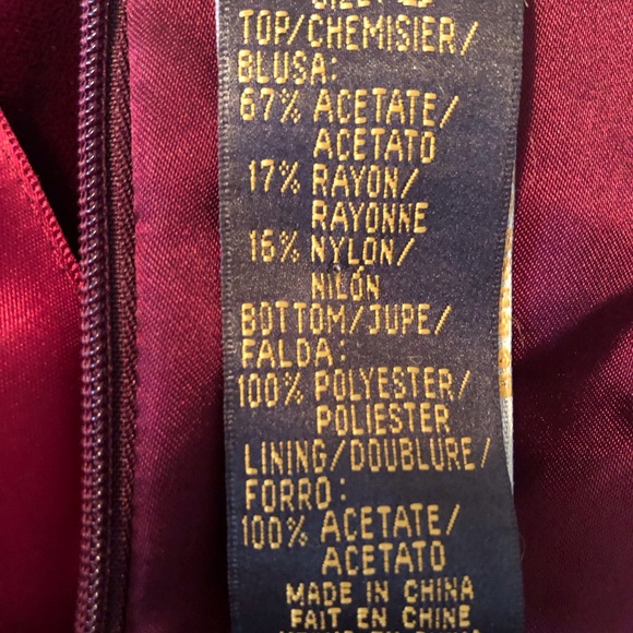 Liz Claiborne Party Holiday Wedding Velvet Empire Waist Dress - Picture 8 of 10